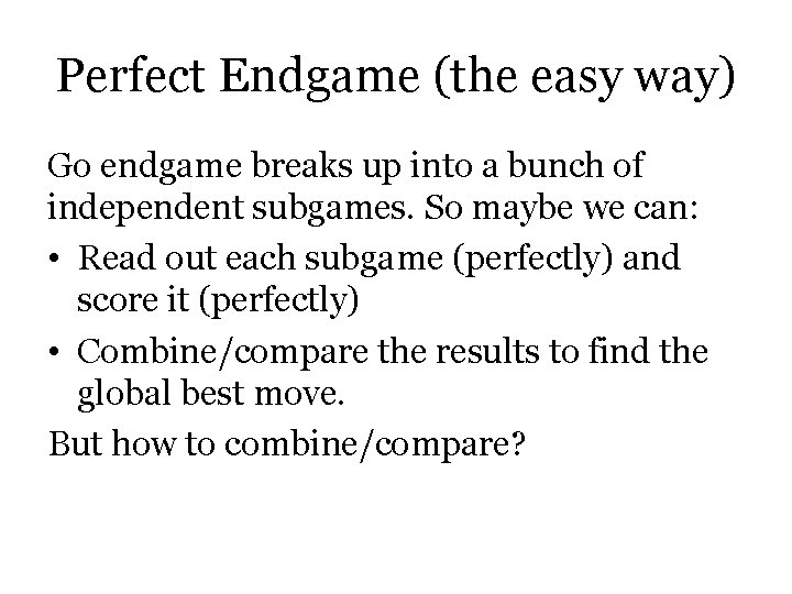 How To Play A Perfect Endgame An introduction